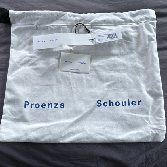 Proenza Schouler medium black suede PS1 with gunmetal hardware - like new! - Picture 7 of 10